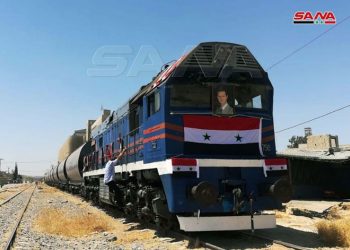 بعد انقطاع 9 سنوات.. قطار حبوب يصل دمشق قادما من مرفأ طرطوس