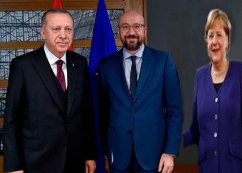 لقاء ثلاثي بين أردوغان وميركل ورئيس المجلس الأوروبي