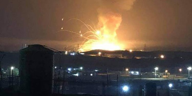 الجيش الأردني يعلن سبب الانفجار بمستودع للذخيرة بالزرقاء