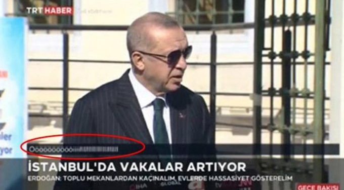 تحقيقات عاجلة بالتليفزيون التركي بسبب أمر غريب خلال كلمة أردوغان