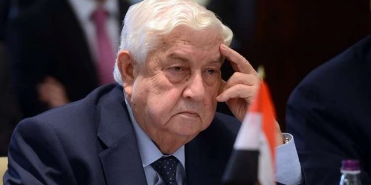 سوريا تعلن وفاة وزير خارجيتها وليد المعلم