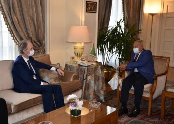 أبو الغيط يبلغ جير بيدرسون أن الحل العسكري لن يحسم الصراع في سوريا