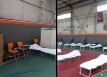 تحويل صالة رياضية إلى مستشفى ميداني في إزمير