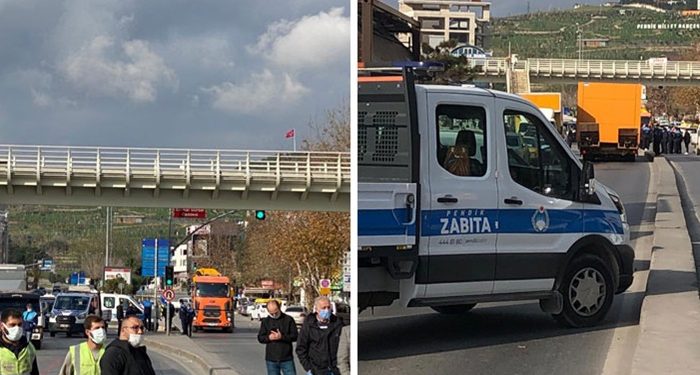 تركيا.. موظفو بلدية فرعية يقطعون الطريق أمام مسؤولي بلدية إسطنبول!