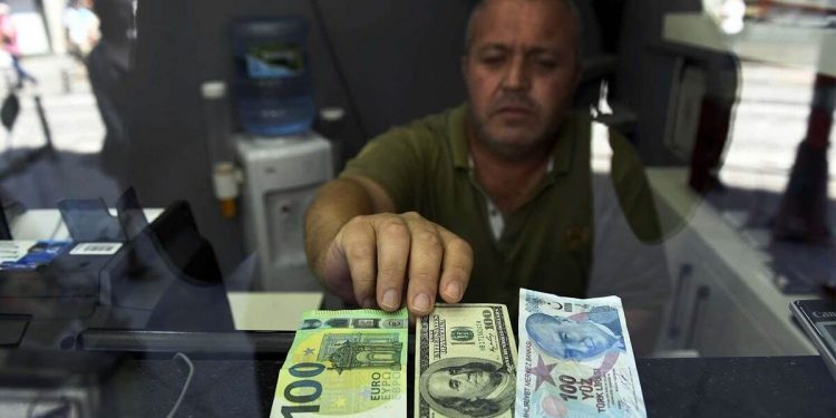 الليرة التركية تبدأ العام الجديد بهبوط قياسي أمام اليورو