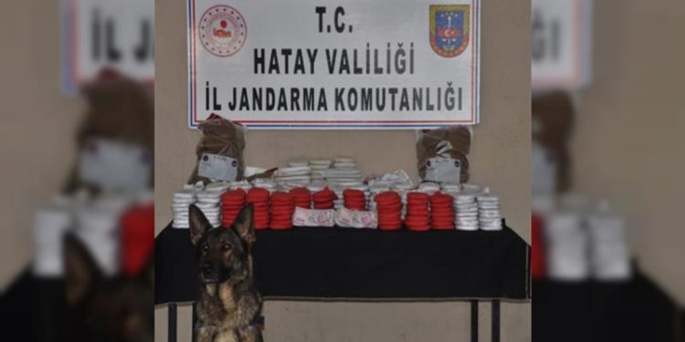تركيا.. ضبط 82 كيلو جرام من المخدرات في سيارة شرطة