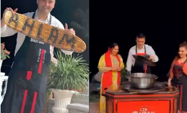 الشيف بوراك يقدم طبقًا خاصًا للفنانة أحلام