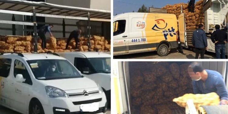 تركيا.. تكليف موظفي هيئة البريد بتوزيع البطاطس والبصل