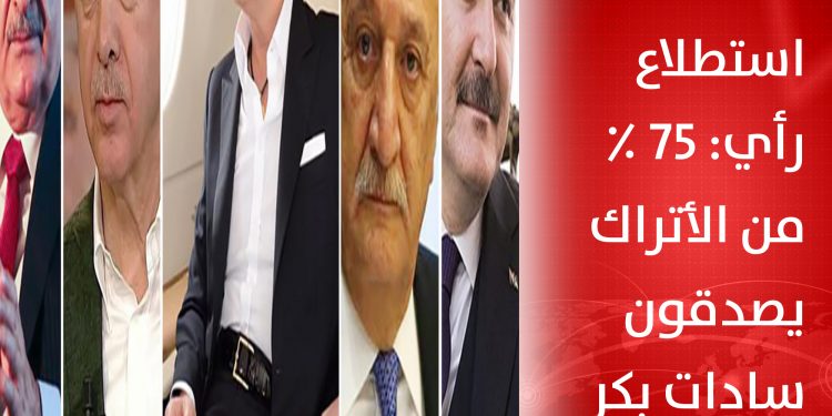 استطلاع رأي: 75 ٪ من الأتراك يصدقون سادات بكر