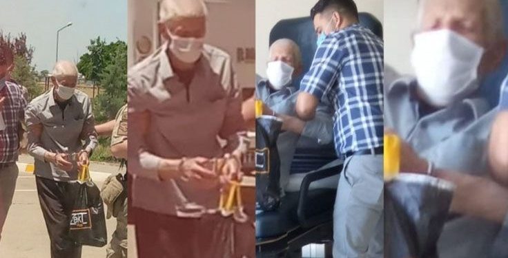 تركيا.. معتقل مريض يبلغ 83 عامًا ينقل إلى المستشفى مكبل اليدين