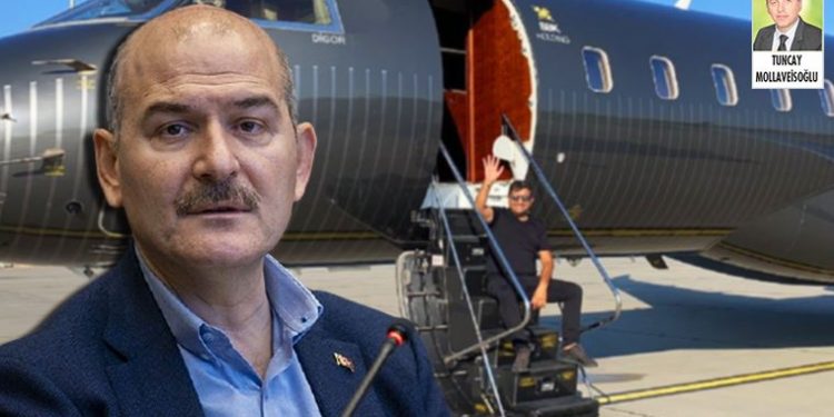 طائرة رجل أعمال متورط في الاحتيال تحت أمـر وزير داخلية تركيا