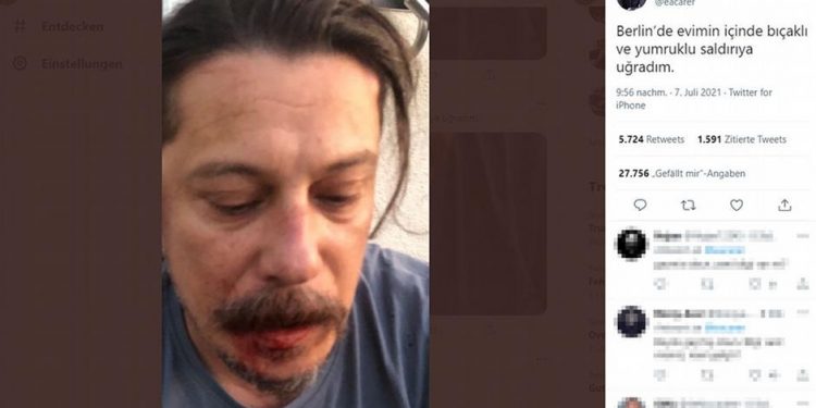 اعتداء بسكين على صحفي تركي معارض لأردوغان في ألمانيا
