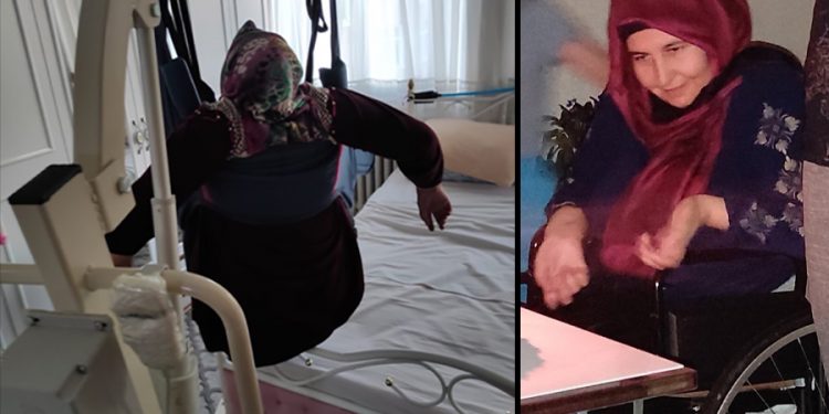 تركيا.. سيدة مقعدة تنتظر مصيرًا مأساويًا