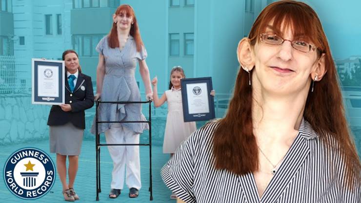 تركية تدخل غينيس كونها أطول امرأة على قيد الحياة في العالم - جريدة زمان  التركية