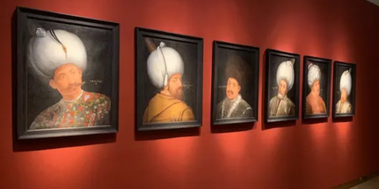 عرض لوحات 6 سلاطين عثمانيين في لندن للبيع