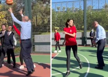 أردوغان يرد على الشائعات بمباراة كرة سلة