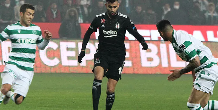 كونيا سبور يهزم بشكتاش مع صافرة النهاية