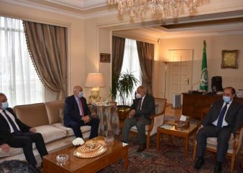 أبو الغيط يستقبل أمين سر حركة فتح الفلسطينية