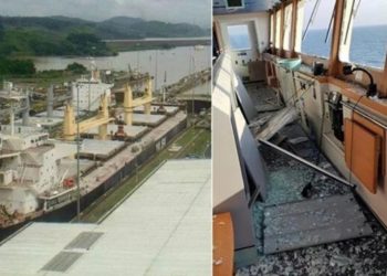 إصابة سفينة تركية في البحر الأسود قبل وصولها إلى روسيا