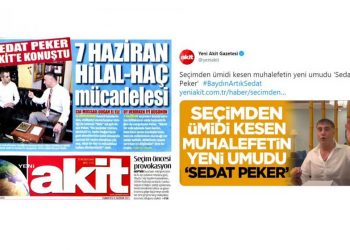 اختراق صحيفة موالية لأردوغان ونشر صورة زعيم المافيا سادات بكر