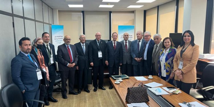 بعثة جامعة الدول العربية تلتقي رئيس هيئة الإشراف على انتخابات لبنان