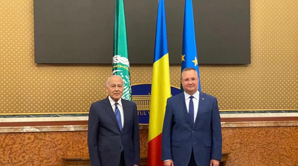 أبو الغيط يلتقي رئيس الحكومة في رومانيا