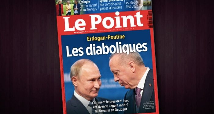 مجلة لو بوان الفرنسية تطلق على بوتين وأردوغان لقب “الشياطين”!