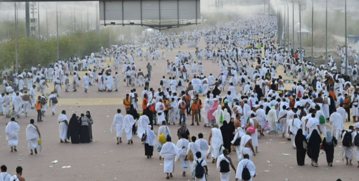 الانتهاء من عملية نفرة الحجيج إلى “مزدلفة”