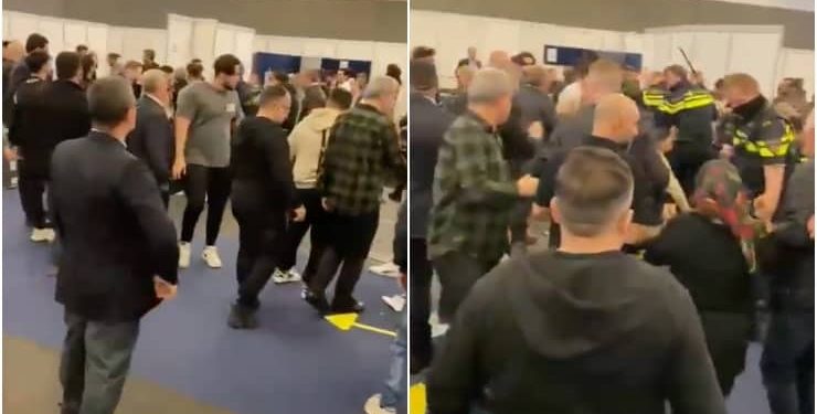 تصويت الأتراك في هولندا يشهد مشاجرة والشرطة تعلن الطوارئ