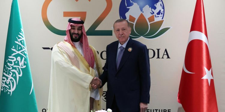 أردوغان يلتقي ولي العهد السعودي