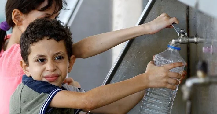 اليونيسف: المياه تنفذ في غزة والأطفال يشربون من آبار غير صحية