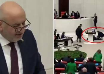 برلماني تركي يصاب بالإغماء خلال كلمته في البرلمان بعد خطاب ناري عن إسرائيل