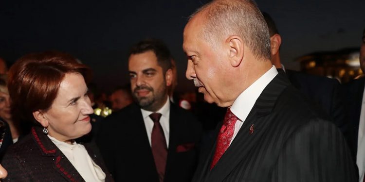 أردوغان يلتقي ميرال أكشنار بالقصر الرئاسي