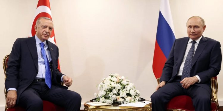 أردوغان يعزي بوتين في ضحايا هجمات داغستان