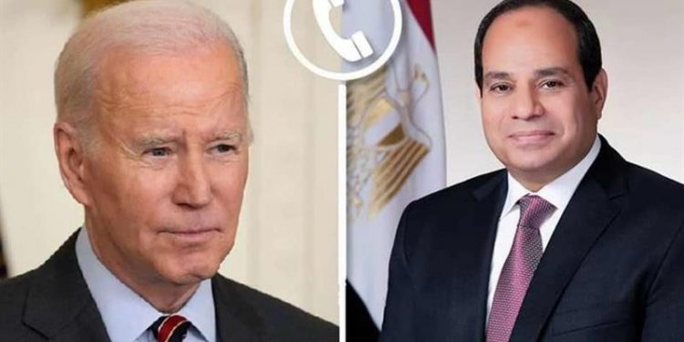 السيسي وبايدن يحثان على المرونة للتغلب على عقبات وقف إطلاق النار في غزة