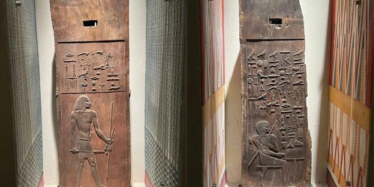 اقتتاح معرض لوحات خشبية فرعونية في مصر اكتشفت عام 1861