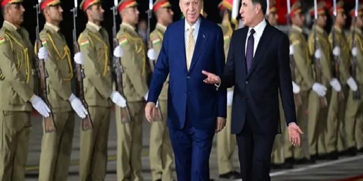 قبل انتخابات كردستان.. أردوغان يلتقي بارزاني في أنقرة