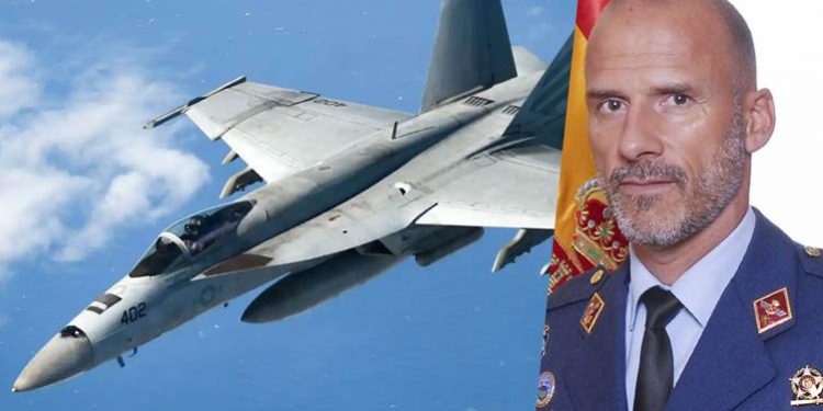 تحطم مقاتلة F-18 في إسبانيا