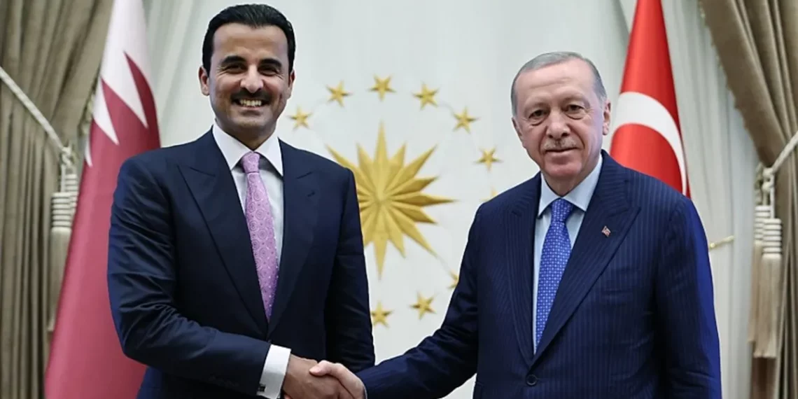 أمير قطر يزور أردوغان