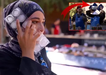 تركيا.. متسابقة تسكب الزيت الساخن على وجهها!