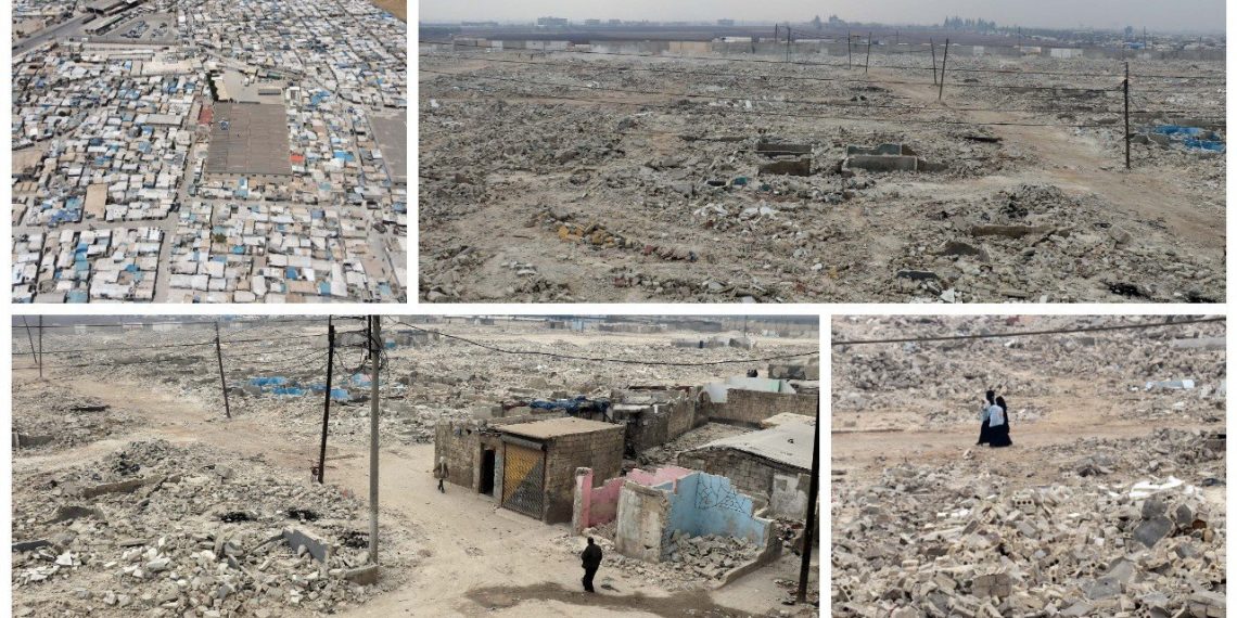 إفراغ مدينة الخيام السورية على الحدود التركية