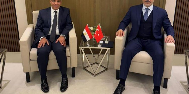 وزير خارجية مصر يبحث مع نظيره التركي التطورات السورية