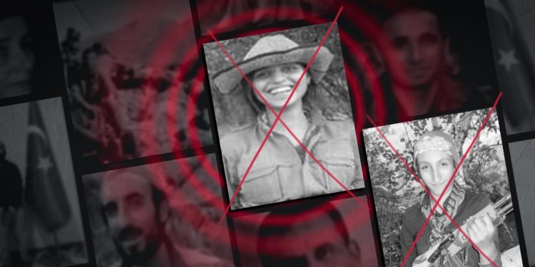 تركيا تعلن تحييد عنصران بالتنظيم النسائي الكردي المسلح في العراق