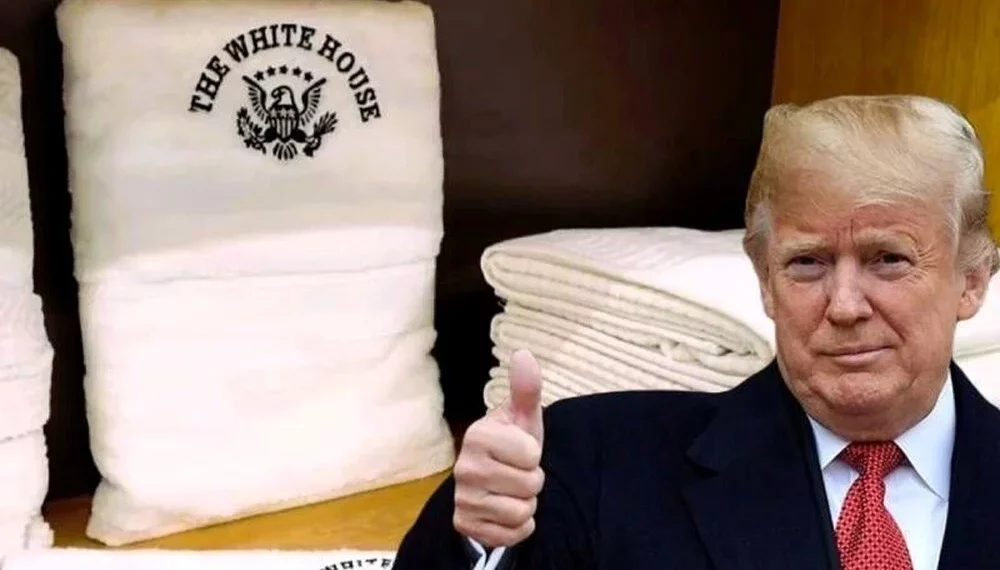 مناشف ترامب تصنع في تركيا