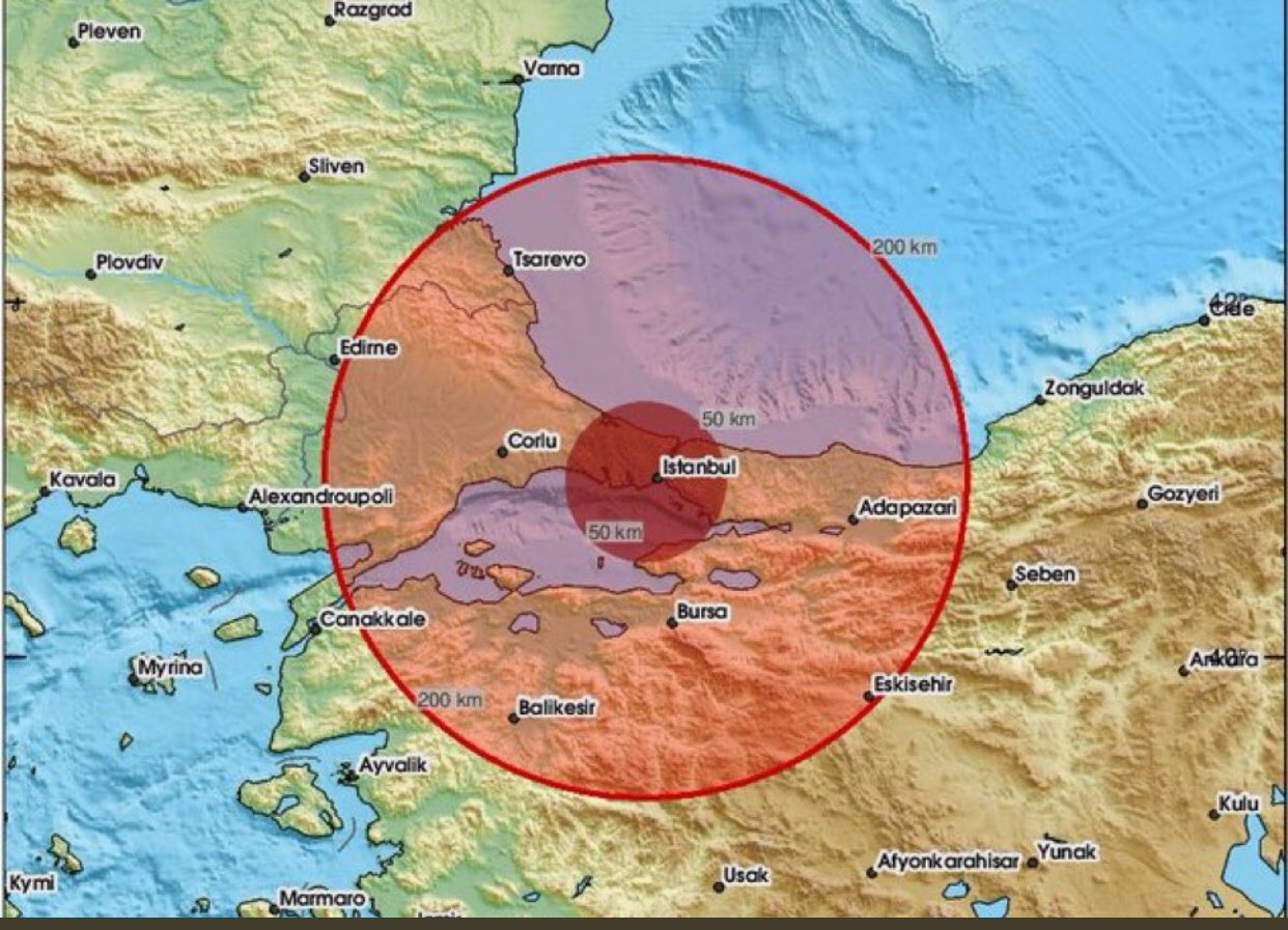 زلزال تركيا.. 3 هزات أرضية تضرب إسطنبول - جريدة زمان التركية