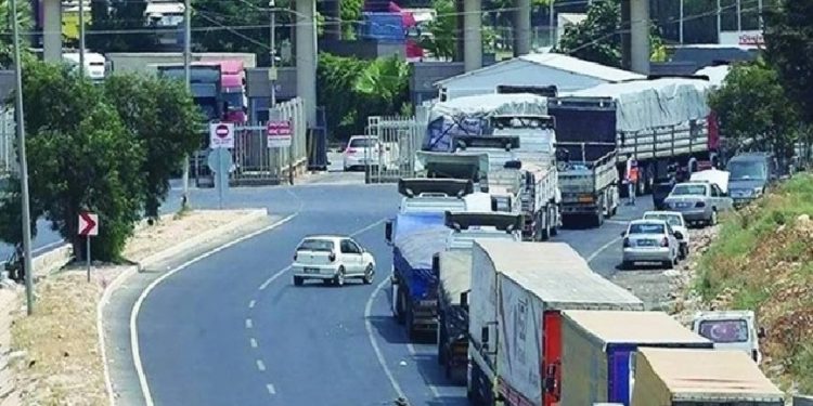 سوريا تسجل ثاني أعلى شحنات تصدير بري متفوقة على ألمانيا