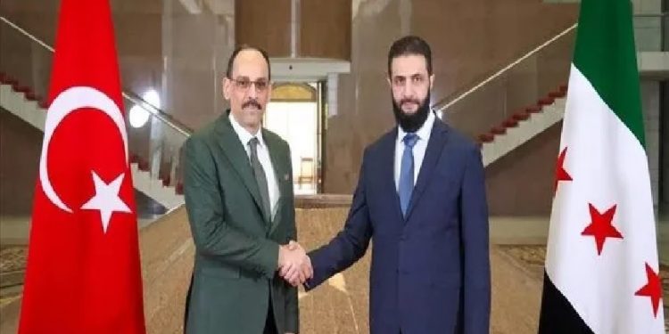 رئيس الاستخبارات التركي يلتقي الرئيس السوري