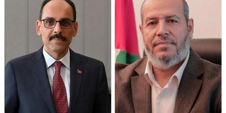 رئيس المخابرات التركية يهاتف زعيم حركة حماس