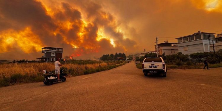 حرائق كبيرة في غابات “إزمير” التركية