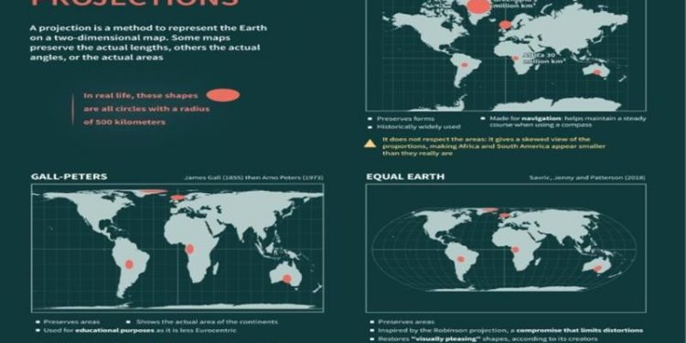 خريطة دول العالم.. كيف ظلم إسقاط مركاتور أفريقيا؟
